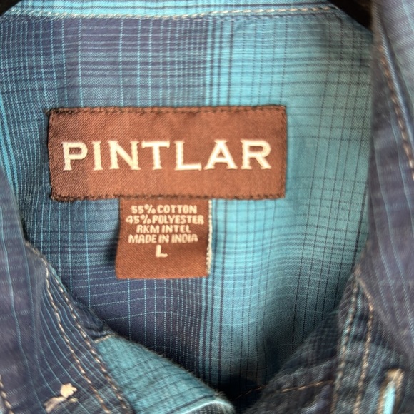 Pintlar Boys Plaid Button Downwn Shirt- Size Large - Picture 6 of 12